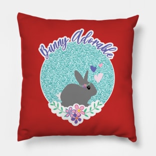 Adorable Bunny Easter Pillow