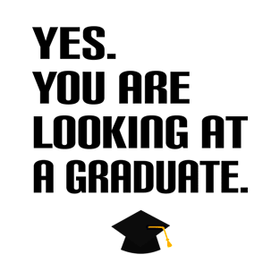 Looking at a graduate T-Shirt