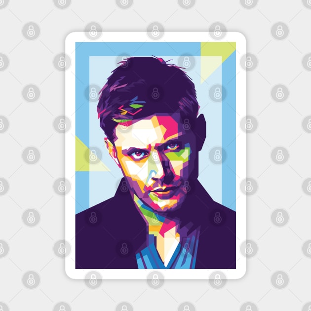 Jensen Ackles WPAP V1 Magnet by can.beastar