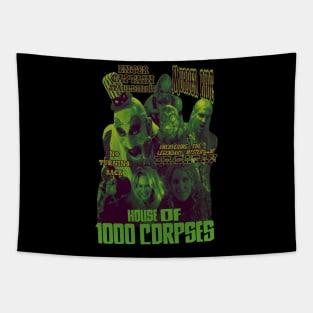 House Of 1000 Corpses, Cult Horror. (Version 1) Tapestry