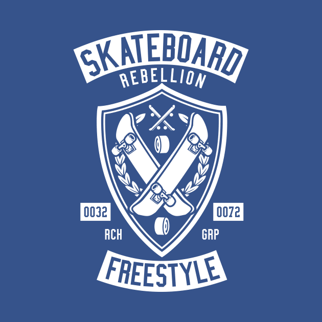 Skateboard rebel by Superfunky