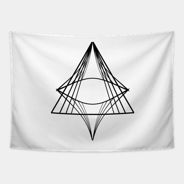 Illuminati Tapestry by James Mclean