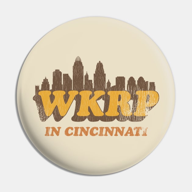 WKRP in Cincinatti Skyline Pin by darklordpug