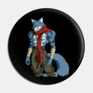 MAN WOLF DRAGON BALL MERCH VTG Pin