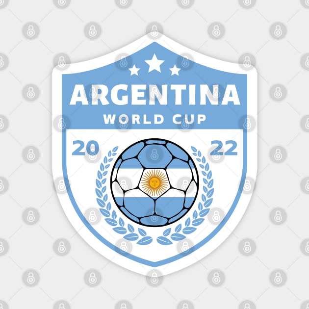 Argentina Futbol Magnet by footballomatic