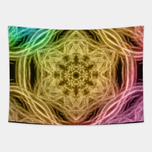 Elegant rainbow kaleidoscopes Tapestry