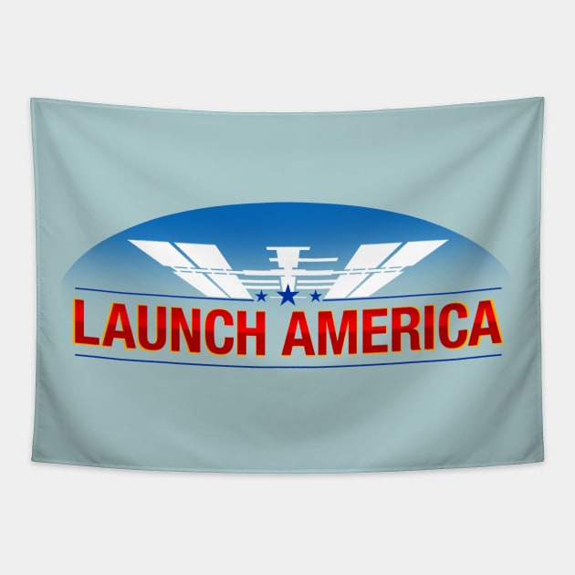 Launch America Tapestry by Adaba