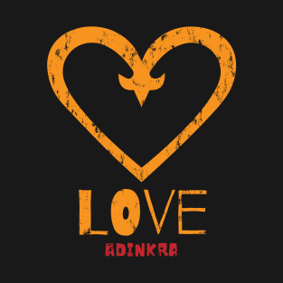 Love | Africa Adinkra Symbol | Pan-African Afrocentric Symbol T-Shirt