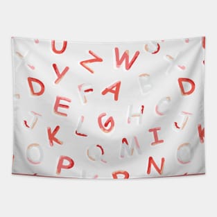 Alphabet letter pattern Tapestry