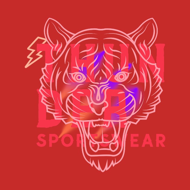 Thunder Sports Wear Tiger Design by ArtPace