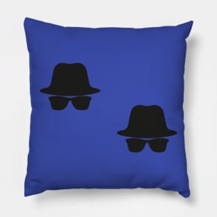 Minimalist Blues Brothers Pillow