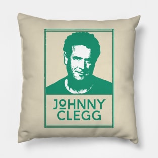 Johnny clegg\\retro fan artwork Pillow