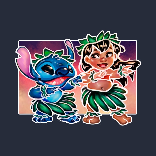 Lilo y Stitch hula by Kumo´s Place