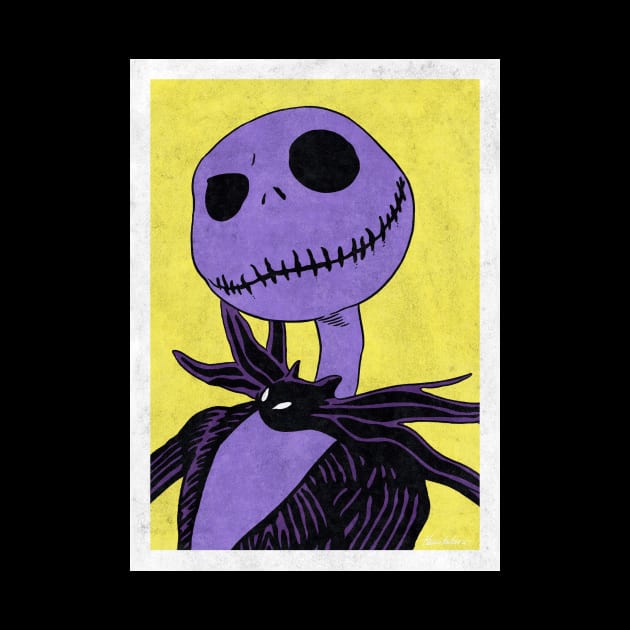 JACK SKELLINGTON - The Nightmare Before Christmas (Pop Art) by Famous Weirdos