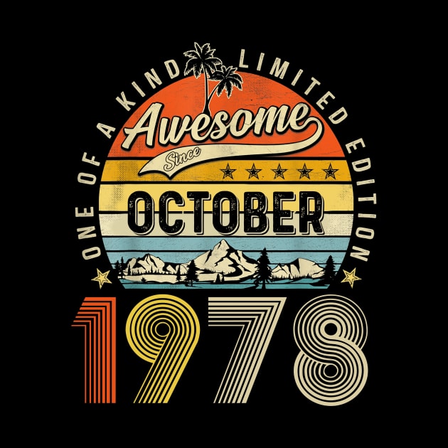 Awesome Since November 1978 Vintage 45th Birthday by Brodrick Arlette Store