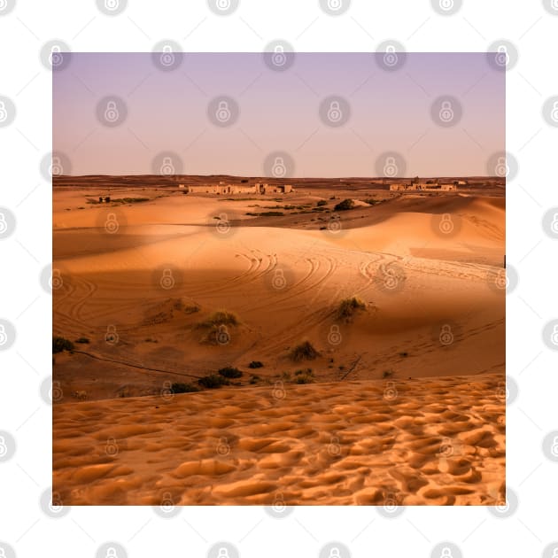 SCENERY 94 - Summer Desert Sand Dune Dry Plateau Landscape by artvoria