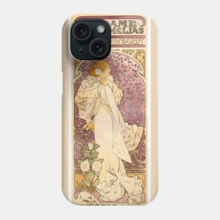 Alphonse Mucha- The Lady of the Camellias Phone Case