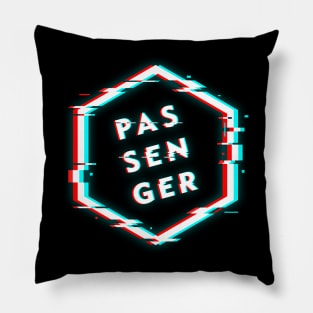 PASSENGER POLYGON GLITCH Pillow