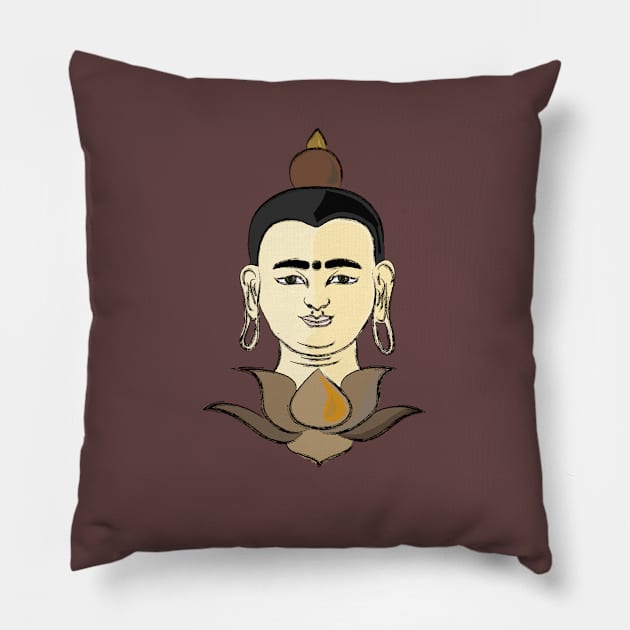 Buddha Pillow by AurelieS