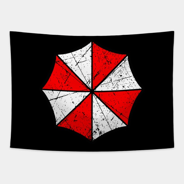 Umbrella Corp - "Our Business Is Life Itself" Insignia Tapestry by Mandra