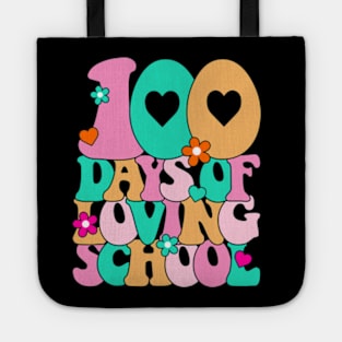 Groovy 100 Days of Loving School Tote