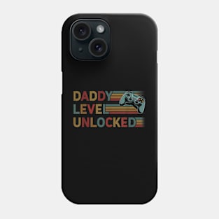 New Dad Level Unlocked Gaming Gamer dad Phone Case