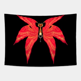 Flame Liberator/Lea's keyblade wings Tapestry