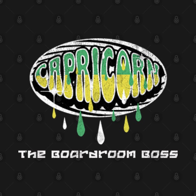 Capricorn The Boardroom Boss Y2K Retro by Lavender Celeste