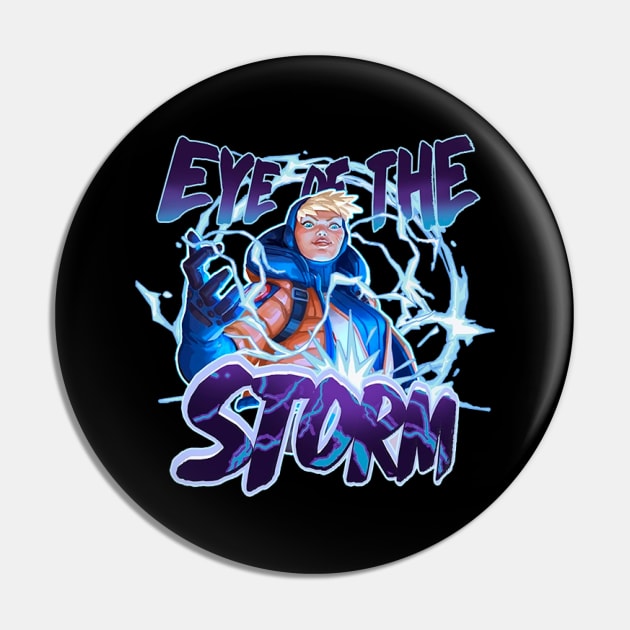 Wattson Eye of the Storm Pin by Paul Draw