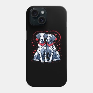 Dalmatian Valentine Day Phone Case