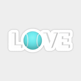 Tennis Love Fun Courtside Design for Enthusiasts Magnet