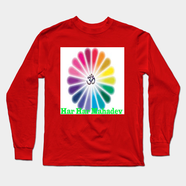 har har mahadev printed t shirt