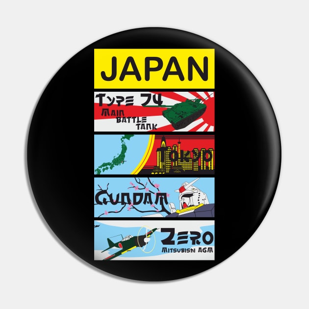 A piece of Japan Pin by FAawRay