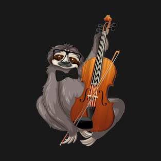 Sloth Violin T-Shirt