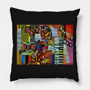 Expresstionist Cubist Trumpet Miracle Man 898 Pillow