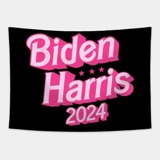 Biden Harris 2024 Barbie Version Tapestry