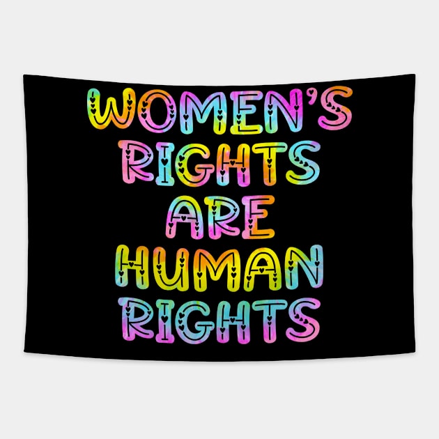 Women's rights, tie dye Tapestry by BlaiseDesign