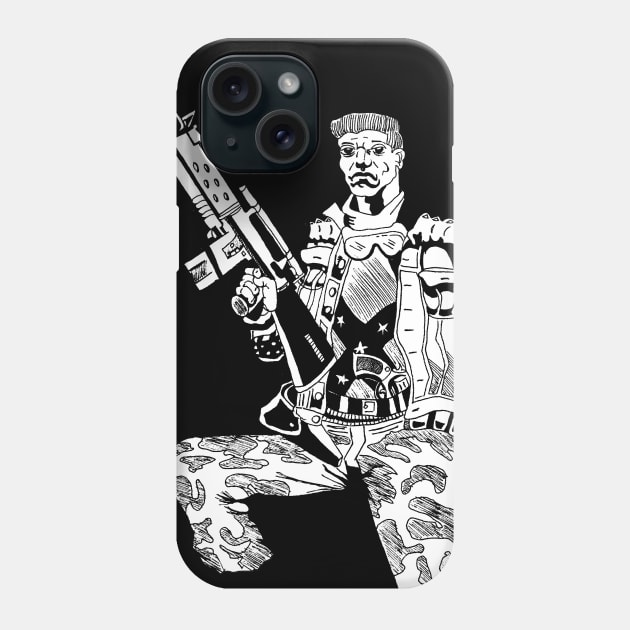 Soldier of Fortune Phone Case by Loose Tangent Arts