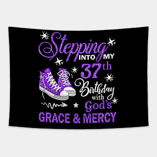 Stepping Into My 37th Birthday With God's Grace & Mercy Bday Tapestry
