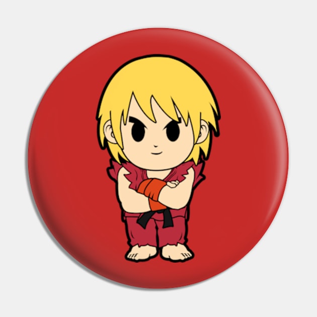 Ken Chibi Pin by mighty corps studio