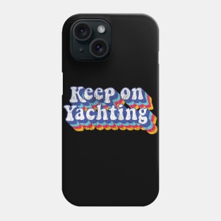 Psychedelic Fade Yacht Rock Party Boat Drinking graphic Phone Case