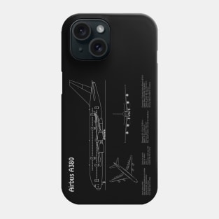 Airbus a380 - PDpng Phone Case