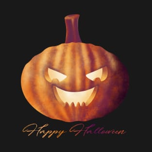 Happy Halloween Pumpkin Lantern T-Shirt