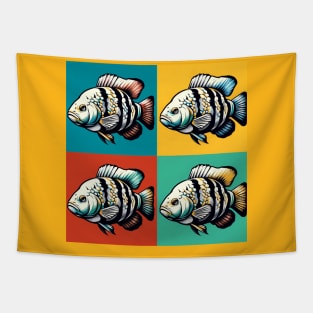 Albino Tiger Barb - Cool Tropical Fish Tapestry