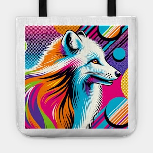 Arctic Fox Pop Art - Cool & Trendy Wildlife Tote