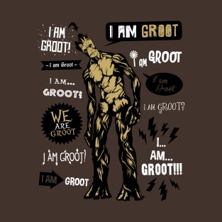 Groot Famous Quotes T-Shirt