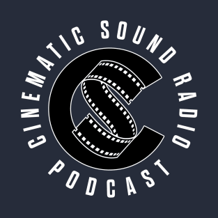 Cinematic Sound Radio Podcast New Logo T-Shirt