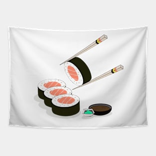 Maki Sushi roll Tapestry