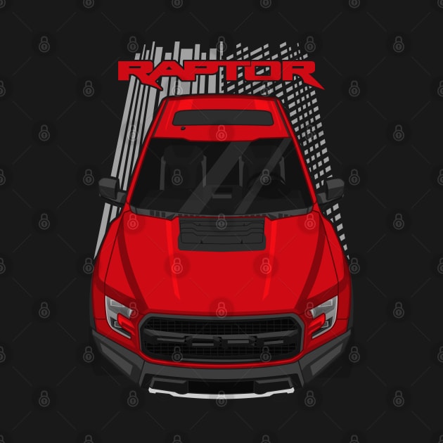 Ford F150 Raptor 2017-2020 - Red by V8social