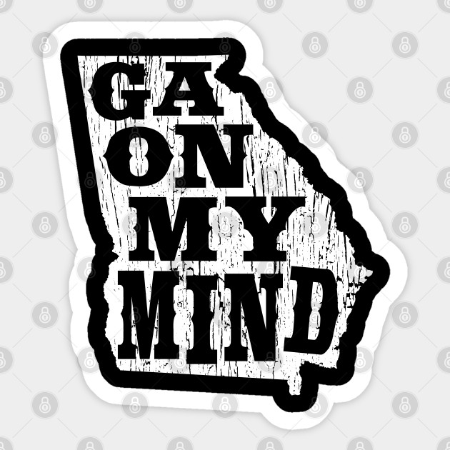 Georgia State Of Mind Georgia State Of Georgia Decal Sports Outdoors Decals